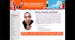 Desktop Screenshot of homeshoppinguk.co.uk